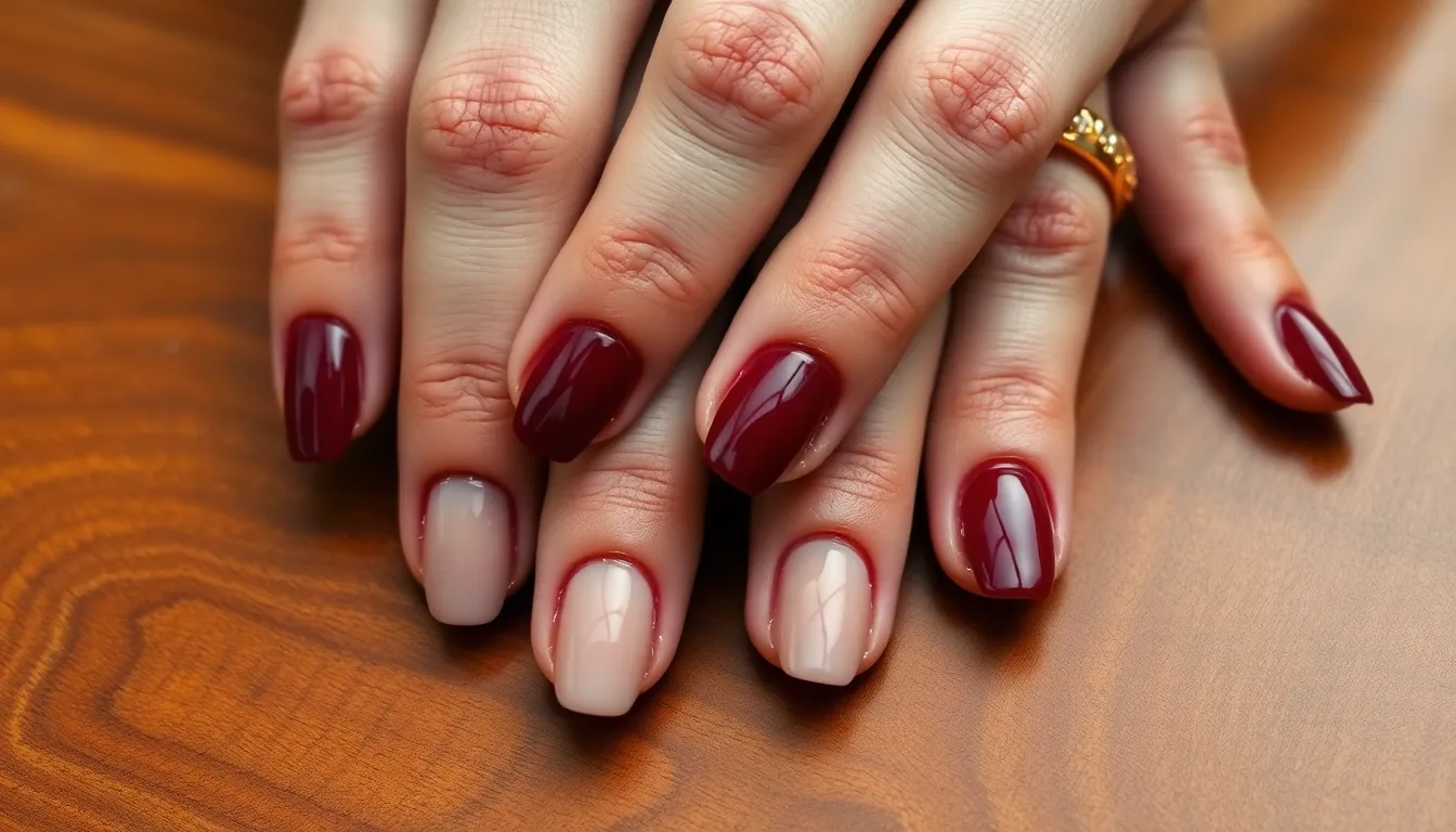 25 Stunning Burgundy Nail Ideas That'll Make You Ditch Your Go-To Polish 10 25 Stunning Burgundy Nail Ideas That'll Make You Ditch Your Go-To Polish 9