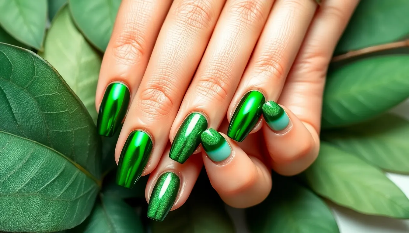 50+ Stunning Chrome Nail Ideas That'll Make Your Manicure Shine Like Mirror Glass 10 50+ Stunning Chrome Nail Ideas That'll Make Your Manicure Shine Like Mirror Glass 9