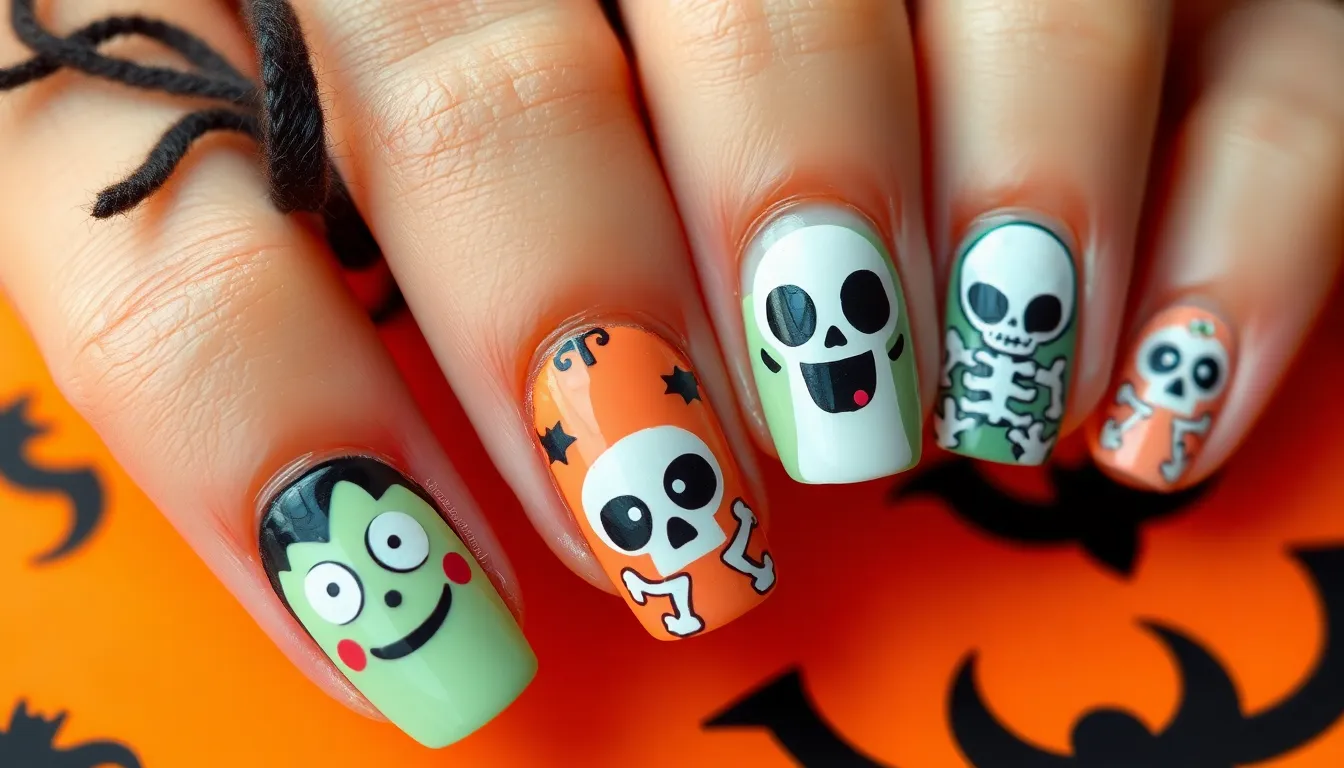 50+ Cute Halloween Nails That Are Spooky Sweet (Easy DIY Ideas!) 10 50+ Cute Halloween Nails That Are Spooky Sweet (Easy DIY Ideas!) 9
