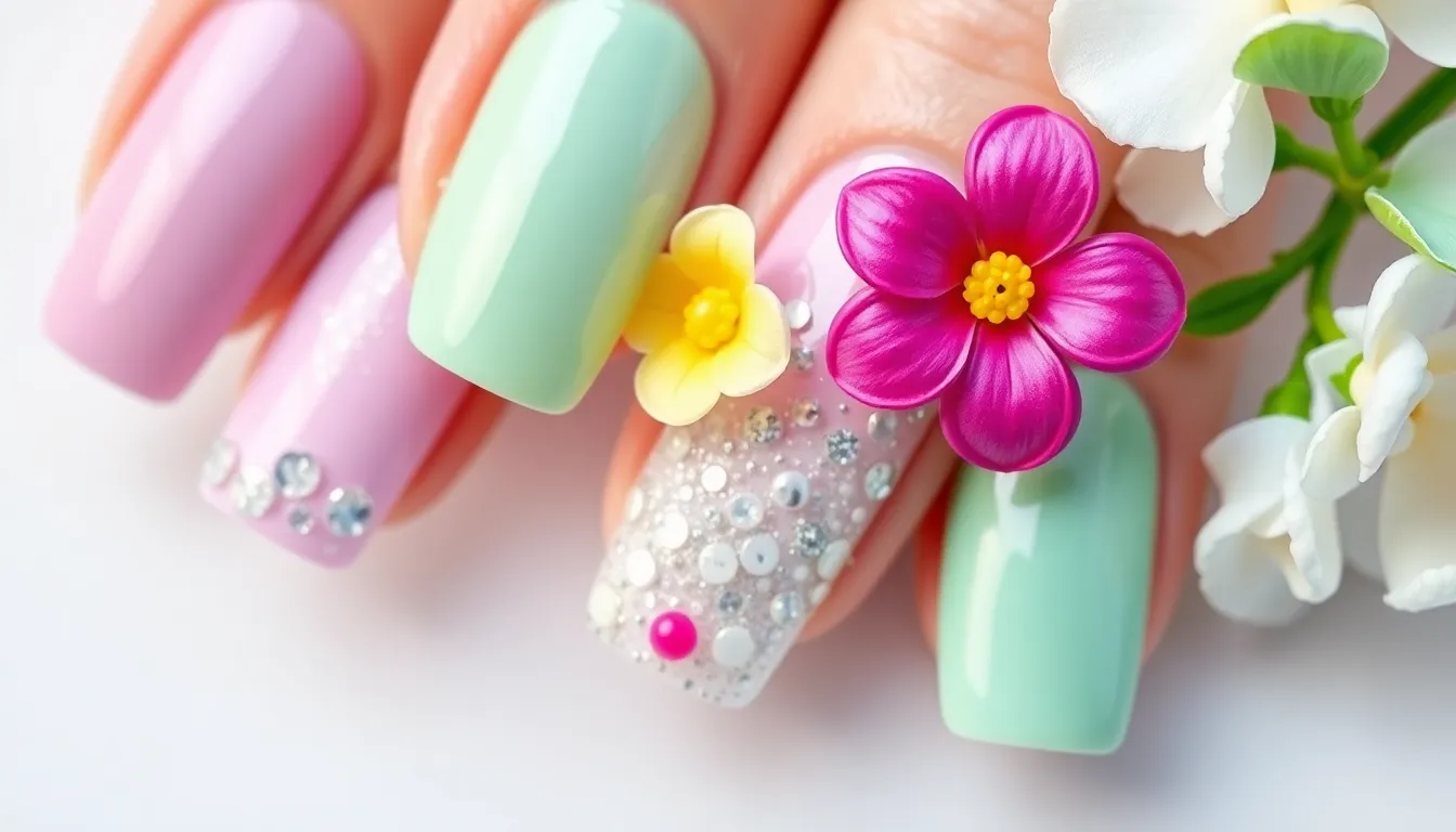 25 Cute Nail Ideas for Spring 2025: Floral, Pastel & DIY Designs You'll Love 10 25 Cute Nail Ideas for Spring 2025: Floral, Pastel & DIY Designs You'll Love 9