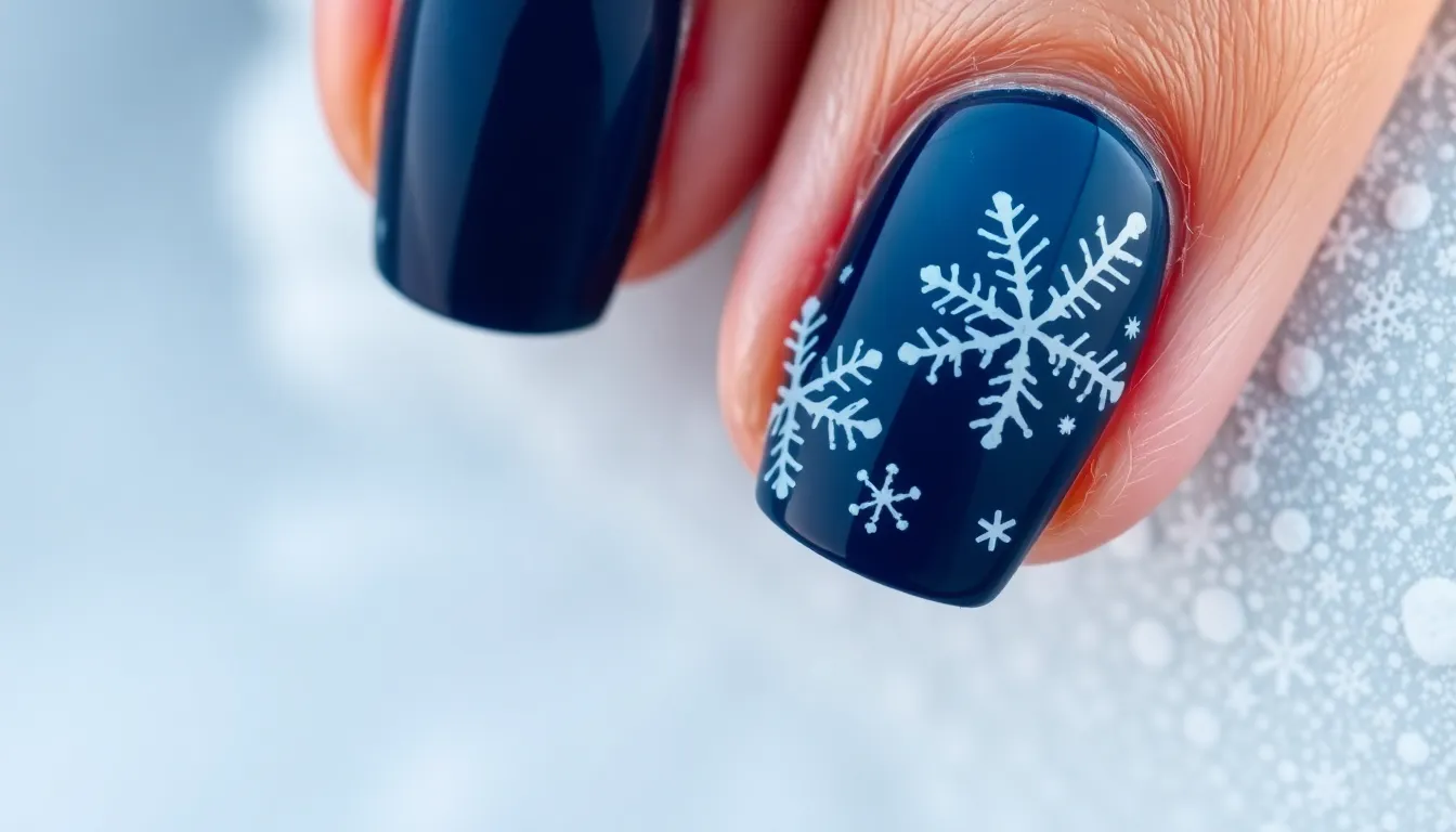 30 Stunning Dark Blue Nail Ideas That'll Make You Ditch Your Go-To Polish 10 30 Stunning Dark Blue Nail Ideas That'll Make You Ditch Your Go-To Polish 9