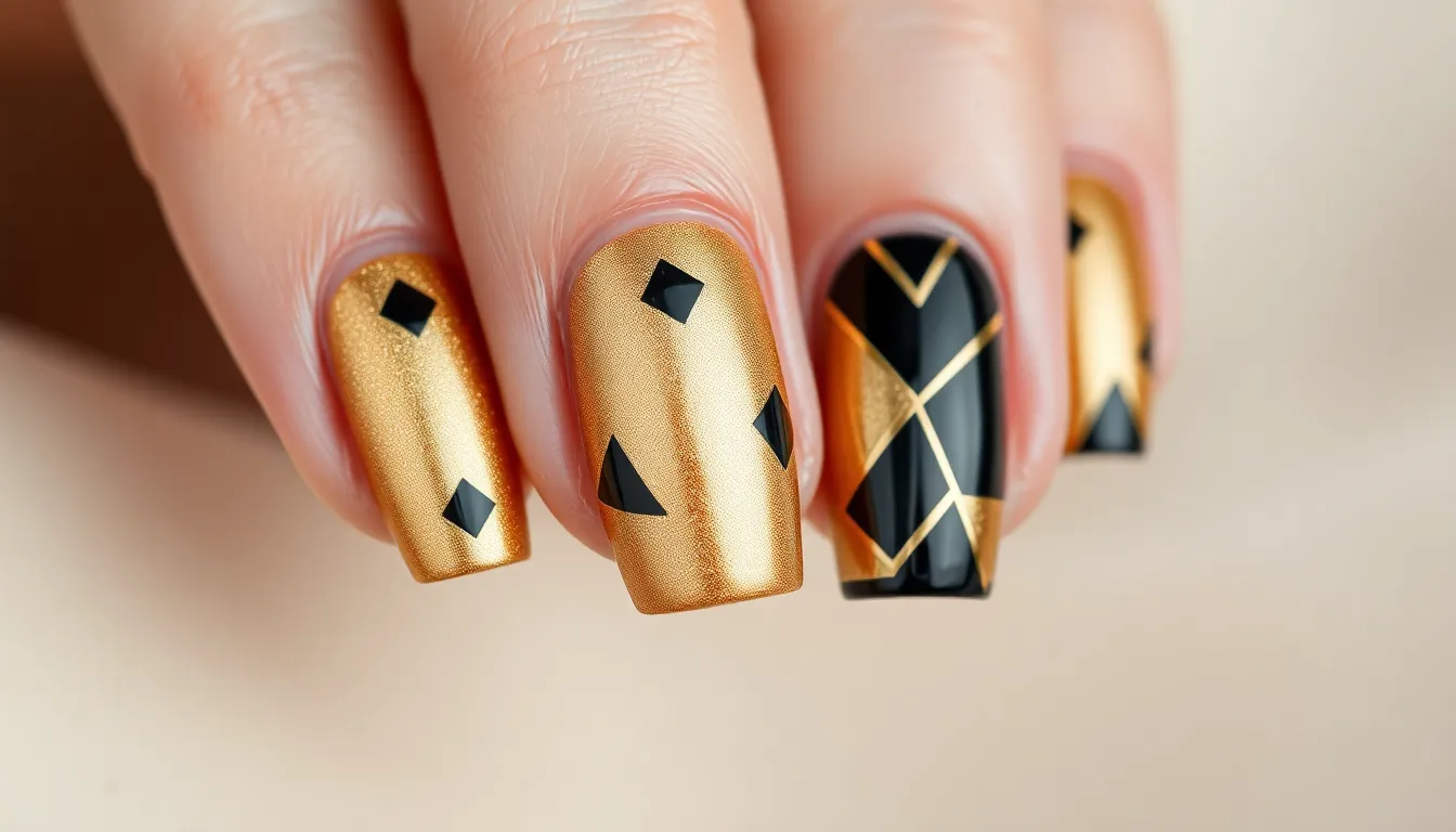 50+ Stunning Gold Nail Ideas That'll Make You Feel Like Royalty (2025 Trends) 10 50+ Stunning Gold Nail Ideas That'll Make You Feel Like Royalty (2025 Trends) 9