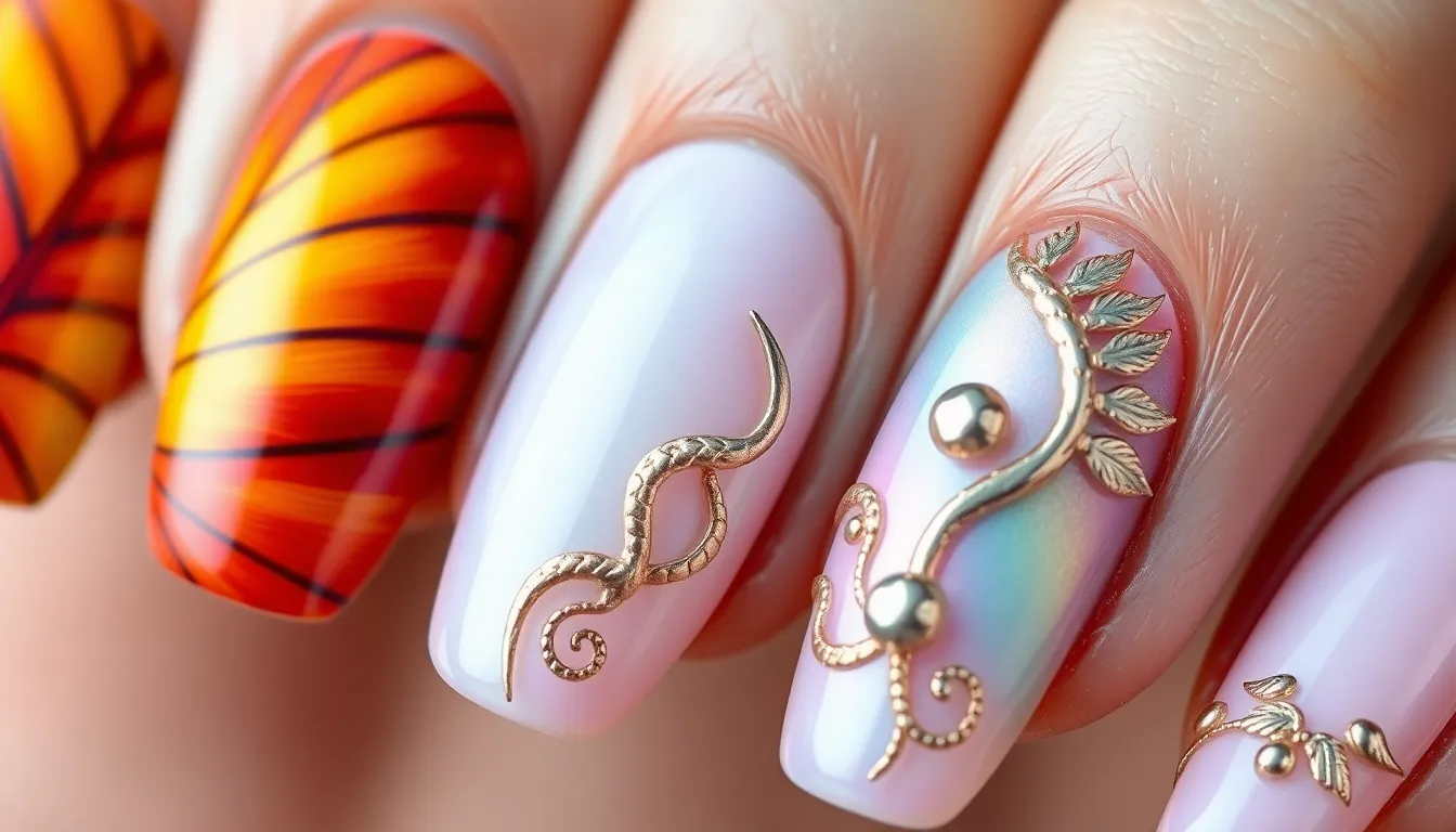 25 Magical Harry Potter Nail Ideas to Cast a Spell on Your Manicure 10 25 Magical Harry Potter Nail Ideas to Cast a Spell on Your Manicure 9