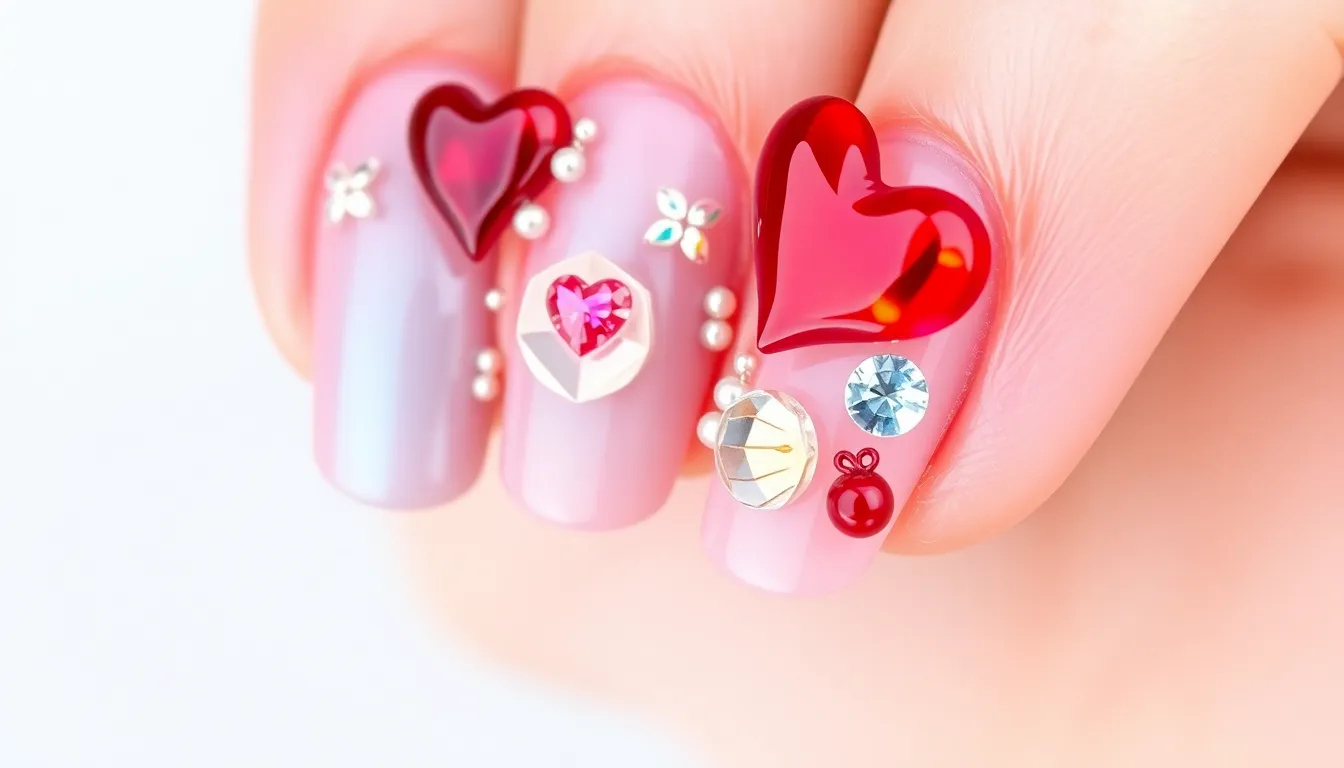 50+ Stunning Heart Nail Ideas: Valentine's Day Designs & DIY Tips for Every Style 10 50+ Stunning Heart Nail Ideas: Valentine's Day Designs & DIY Tips for Every Style 9