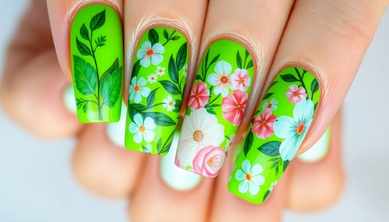 30+ Stunning Lime Green Nail Ideas to Brighten Your Manicure Game 10 30+ Stunning Lime Green Nail Ideas to Brighten Your Manicure Game 9