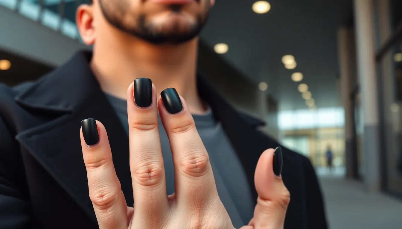 25 Stylish Men's Nail Ideas: From Professional to Bold Designs for Every Guy 10 25 Stylish Men's Nail Ideas: From Professional to Bold Designs for Every Guy 9