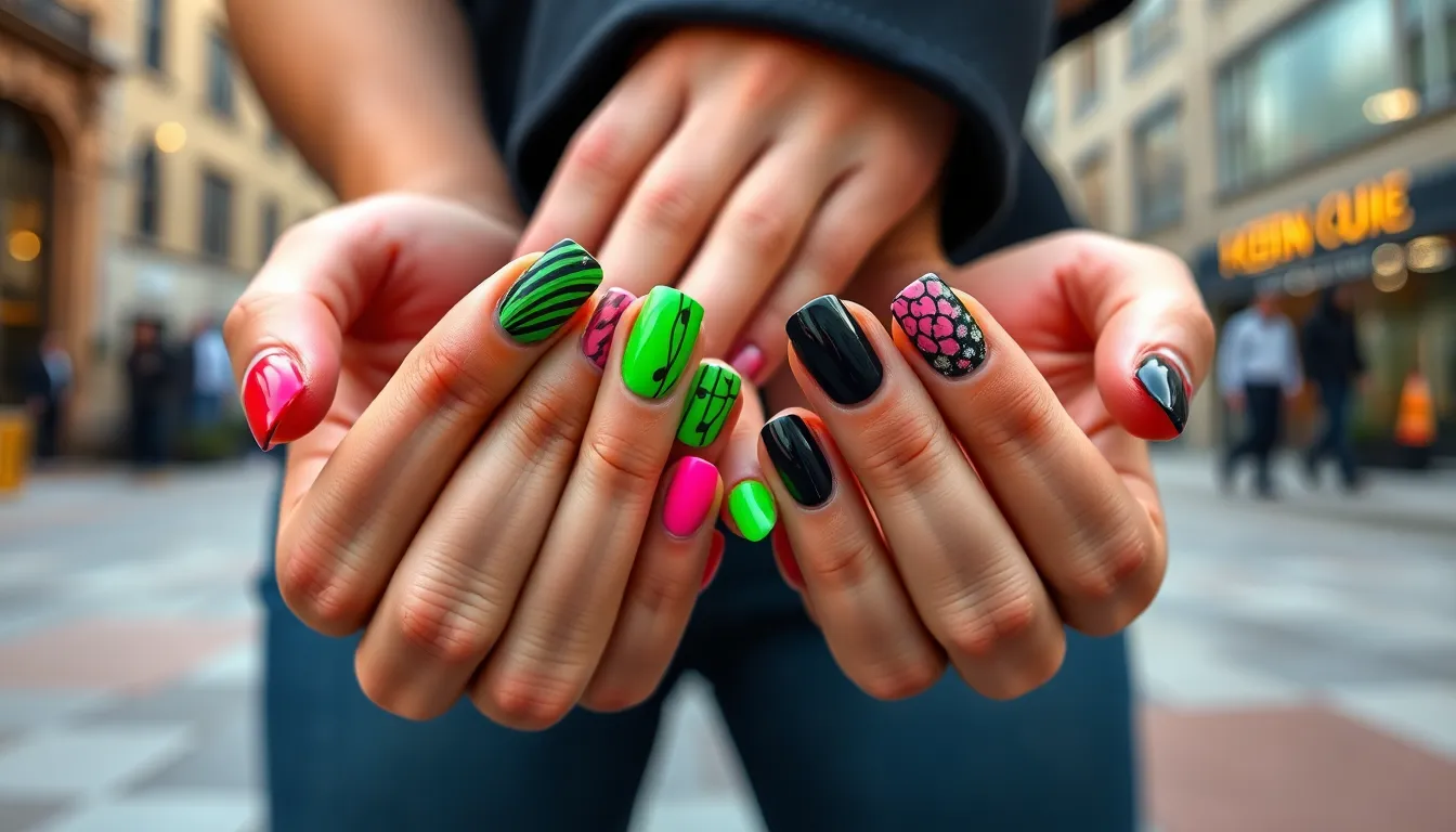 50+ Nail Color Combination Ideas That'll Make Your Manicure Pop in 2025 10 50+ Nail Color Combination Ideas That'll Make Your Manicure Pop in 2025 9