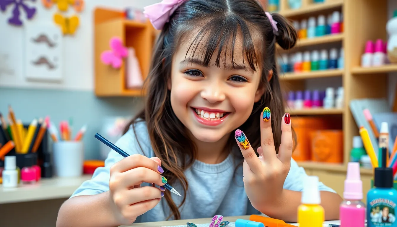 50+ Fun Nail Ideas for 9 Year Olds: Easy Designs Kids Will Love 10 50+ Fun Nail Ideas for 9 Year Olds: Easy Designs Kids Will Love 9