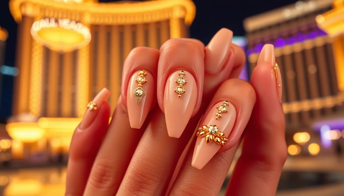 50+ Stunning Vegas Nail Ideas That'll Make You Look Like a High Roller 10 50+ Stunning Vegas Nail Ideas That'll Make You Look Like a High Roller 9