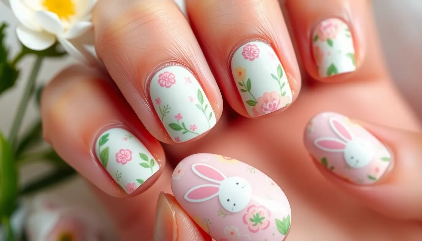 25 Cute Nail Ideas for Spring 2025: Floral, Pastel & DIY Designs You'll Love 12 25 Cute Nail Ideas for Spring 2025: Floral, Pastel & DIY Designs You'll Love 11