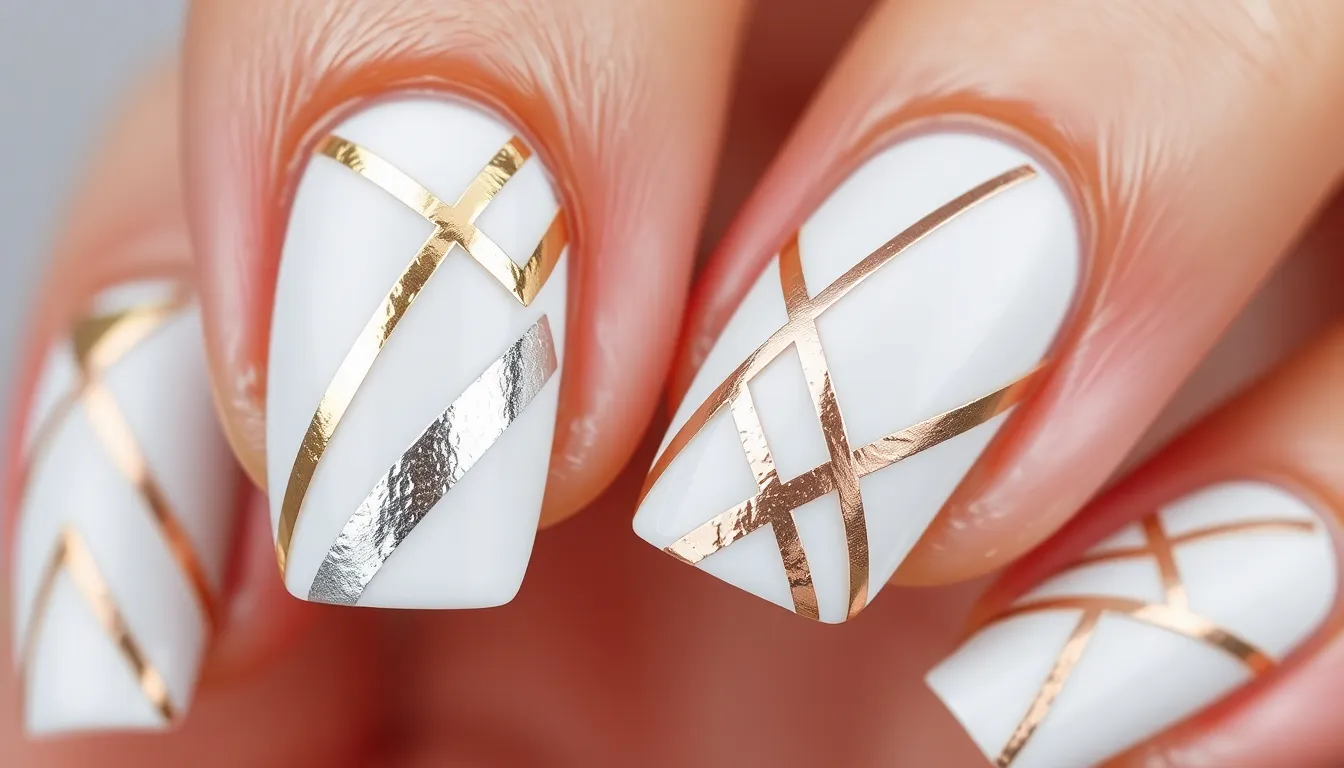 25 Cute White Nail Ideas That'll Make You Ditch Your Go-To Polish 11