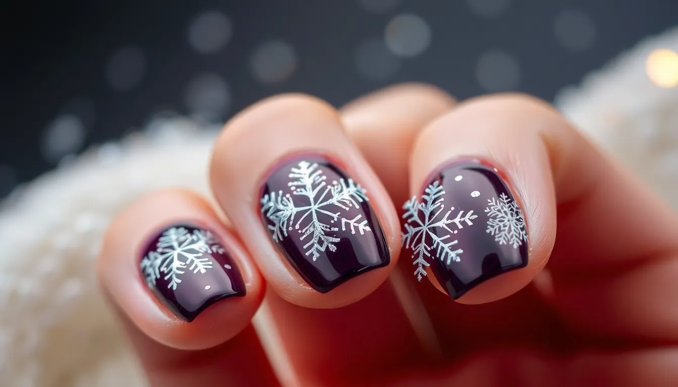 40+ Stunning Dark Purple Nail Ideas That'll Make You Ditch Your Go-To Color 12 40+ Stunning Dark Purple Nail Ideas That'll Make You Ditch Your Go-To Color 11
