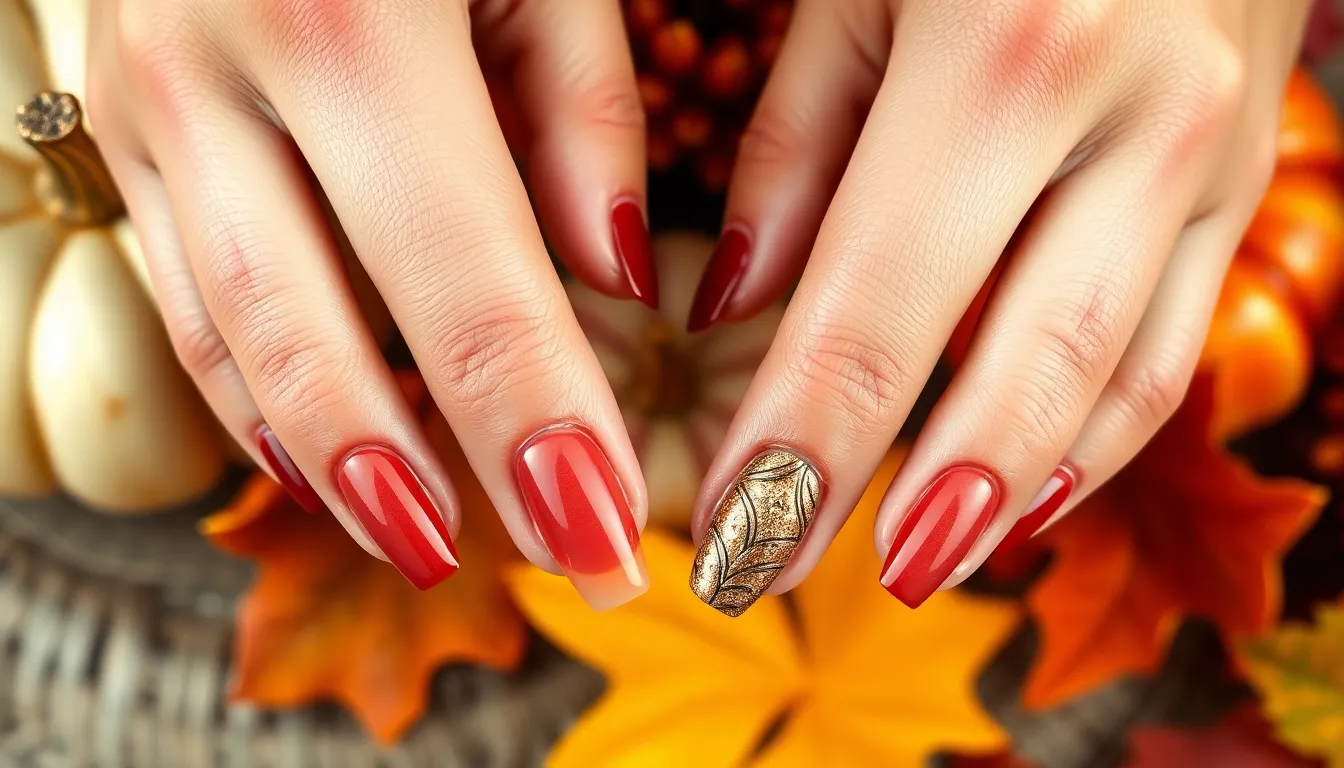 50+ Stunning Fall Dip Nail Ideas to Try This Autumn Season 12 50+ Stunning Fall Dip Nail Ideas to Try This Autumn Season 11