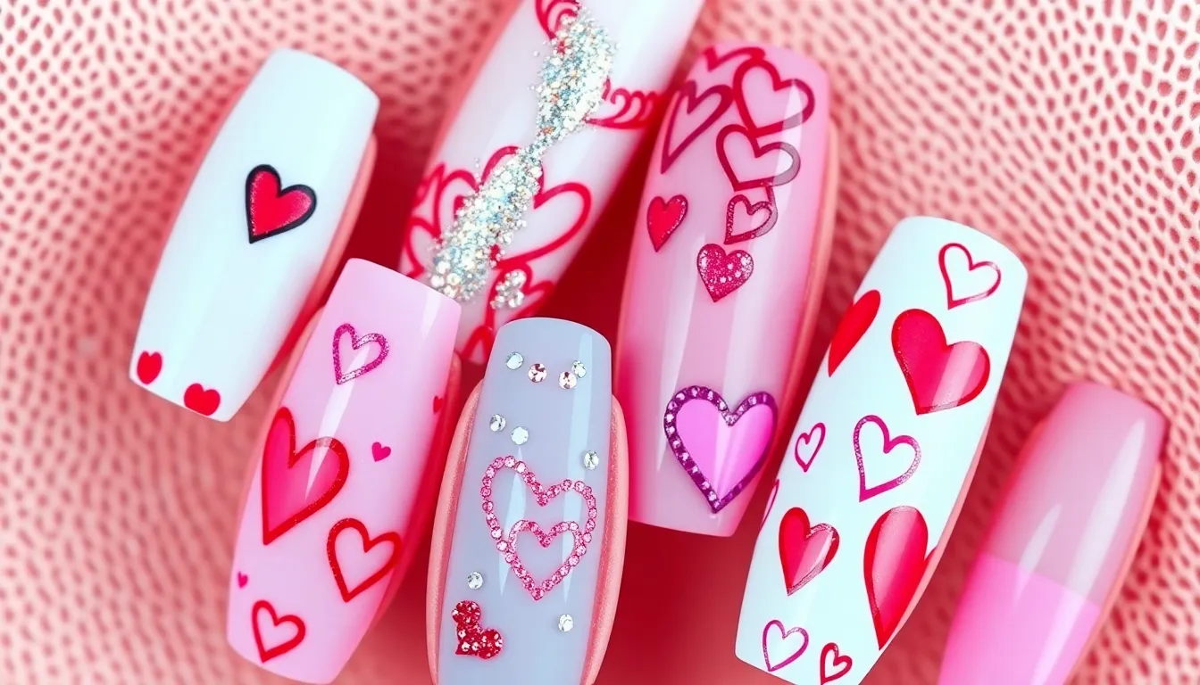 50+ Stunning Heart Nail Ideas: Valentine's Day Designs & DIY Tips for Every Style 12 50+ Stunning Heart Nail Ideas: Valentine's Day Designs & DIY Tips for Every Style 11