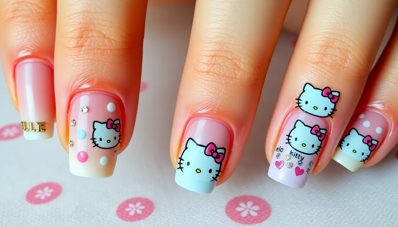 50+ Adorable Hello Kitty Nail Ideas That'll Make You Say "Kawaii!" (Easy DIY Guide) 12 50+ Adorable Hello Kitty Nail Ideas That'll Make You Say "Kawaii!" (Easy DIY Guide) 11