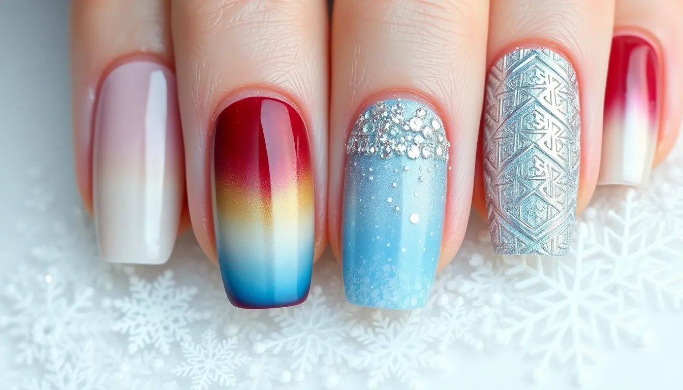 30 Stunning Winter Nail Color Ideas to Keep You Stylish All Season Long 12 30 Stunning Winter Nail Color Ideas to Keep You Stylish All Season Long 11