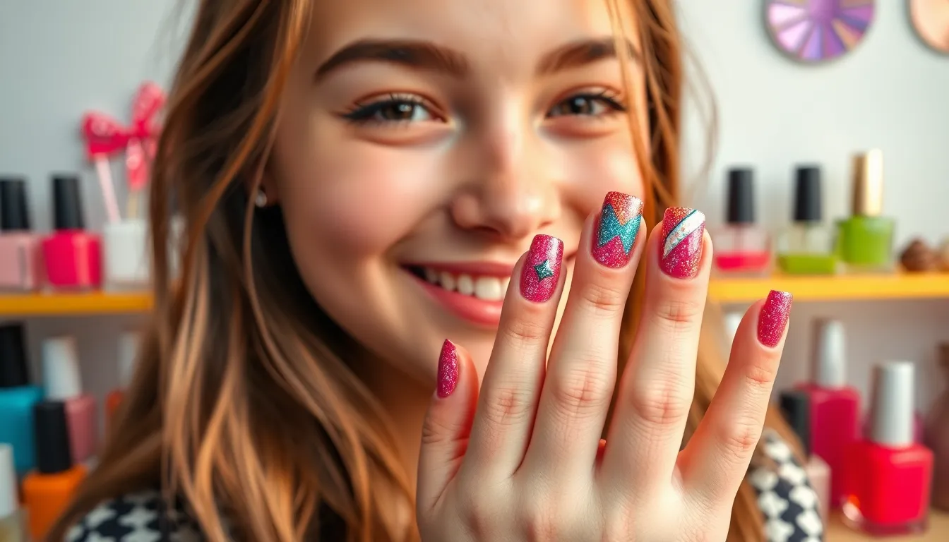 50+ Fun Nail Ideas for 12 Year Olds: Easy DIY Designs & School-Safe Styles 12 50+ Fun Nail Ideas for 12 Year Olds: Easy DIY Designs & School-Safe Styles 11