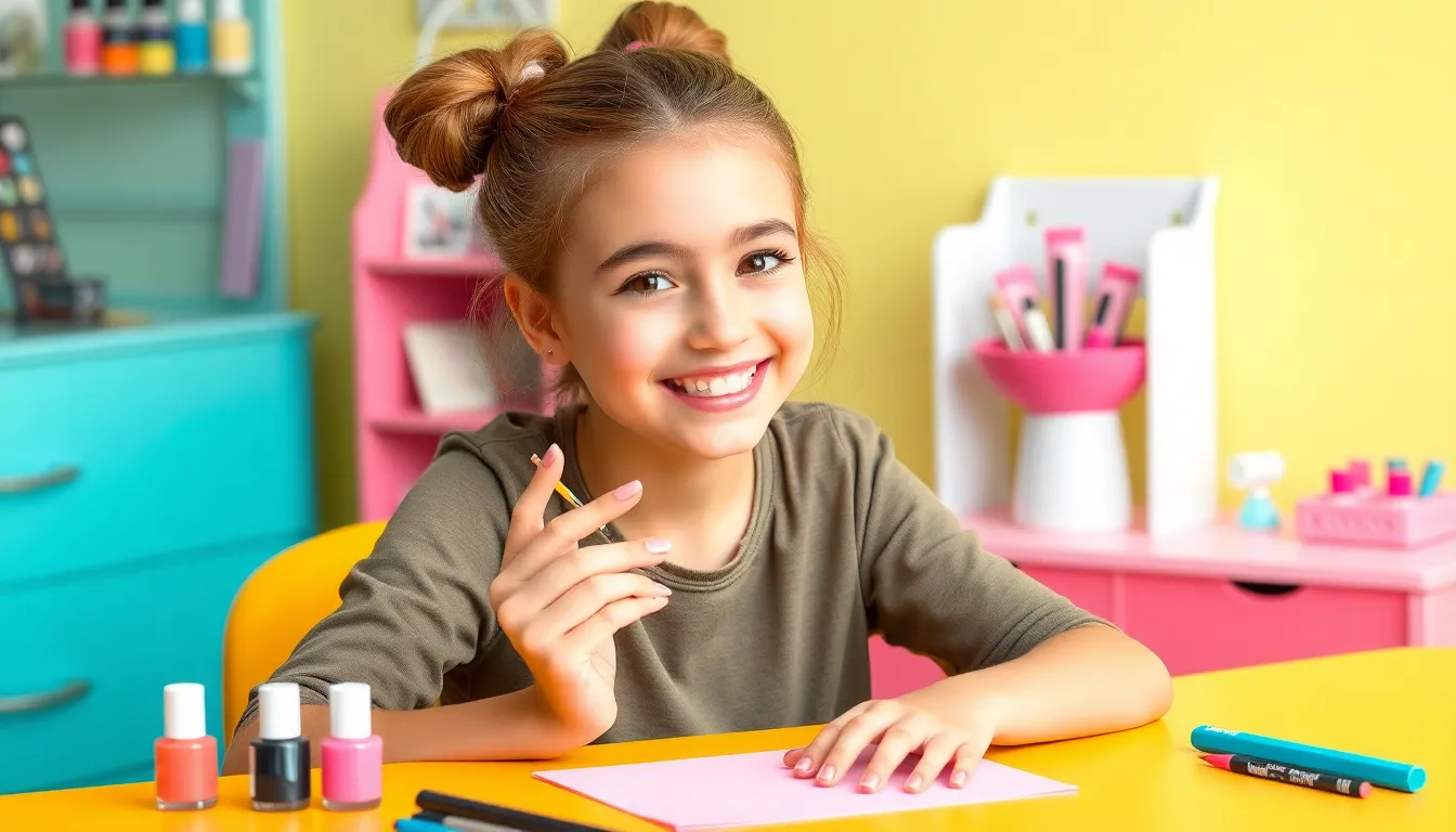 50+ Cute Nail Ideas for 13 Year Olds: School-Safe Designs & Easy DIY Tips 11