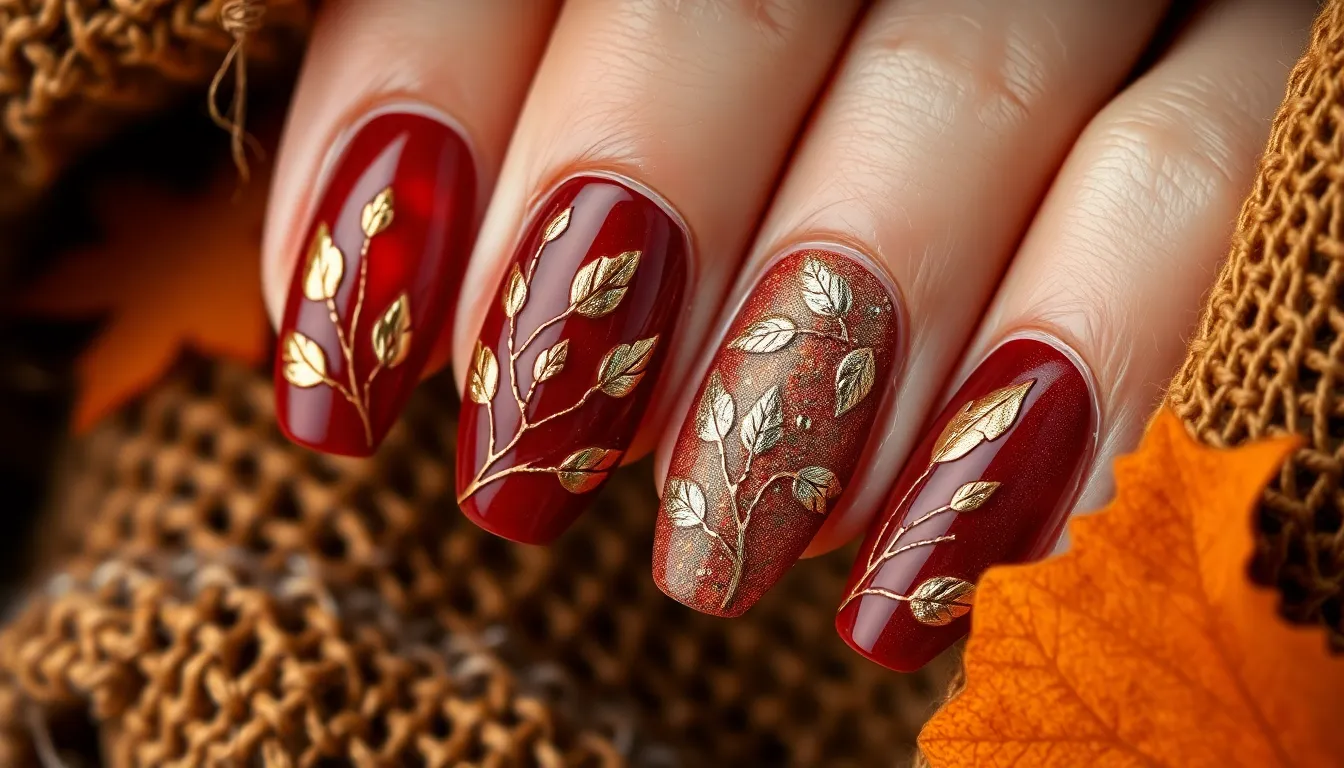 25 Gorgeous Autumn Nail Ideas to Transform Your Fall Manicure (2025 Trends) 12 25 Gorgeous Autumn Nail Ideas to Transform Your Fall Manicure (2025 Trends) 11