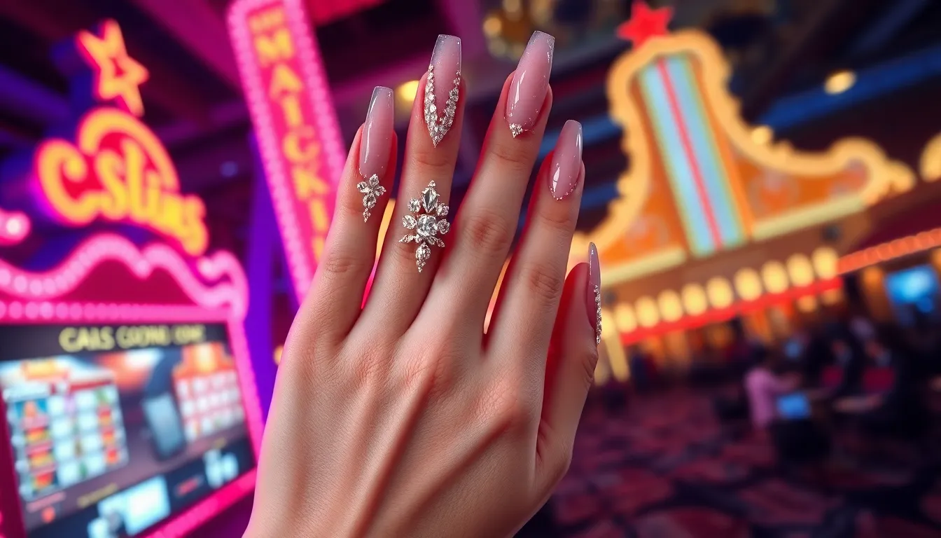 50+ Stunning Vegas Nail Ideas That'll Make You Look Like a High Roller 12 50+ Stunning Vegas Nail Ideas That'll Make You Look Like a High Roller 11