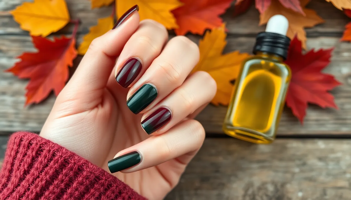 25 Stunning Fall Nail Polish Ideas to Transform Your Autumn Manicure 12 25 Stunning Fall Nail Polish Ideas to Transform Your Autumn Manicure 11