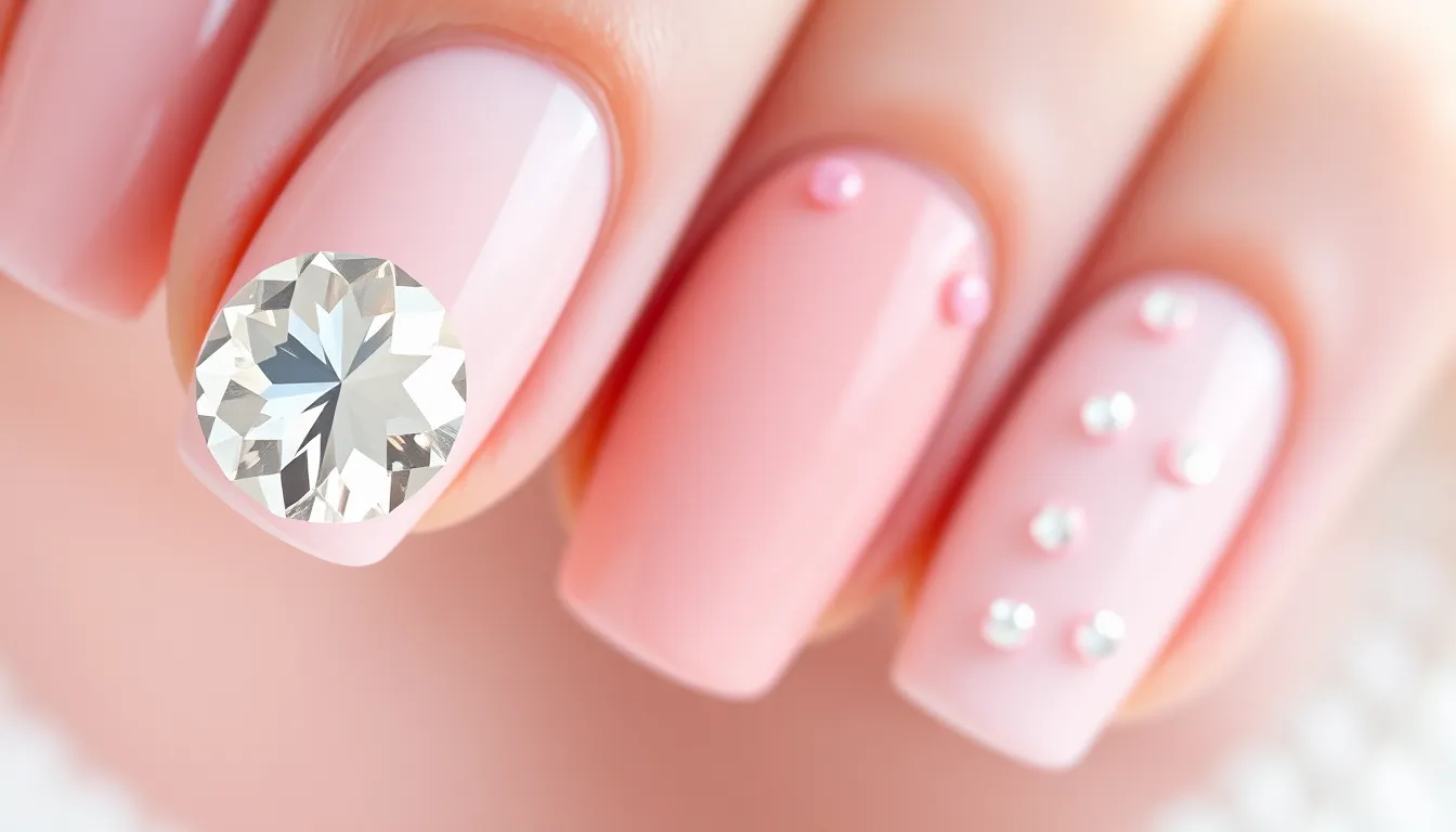 50+ Stunning Nail Rhinestones Ideas: From Subtle to Bold Designs That Sparkle 12 50+ Stunning Nail Rhinestones Ideas: From Subtle to Bold Designs That Sparkle 11