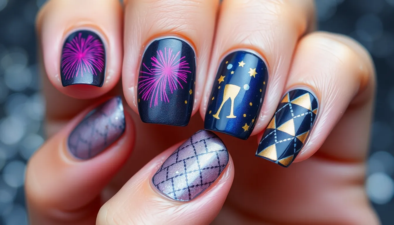 50+ Stunning New Years Nail Ideas to Sparkle Into 2025 12 50+ Stunning New Years Nail Ideas to Sparkle Into 2025 11