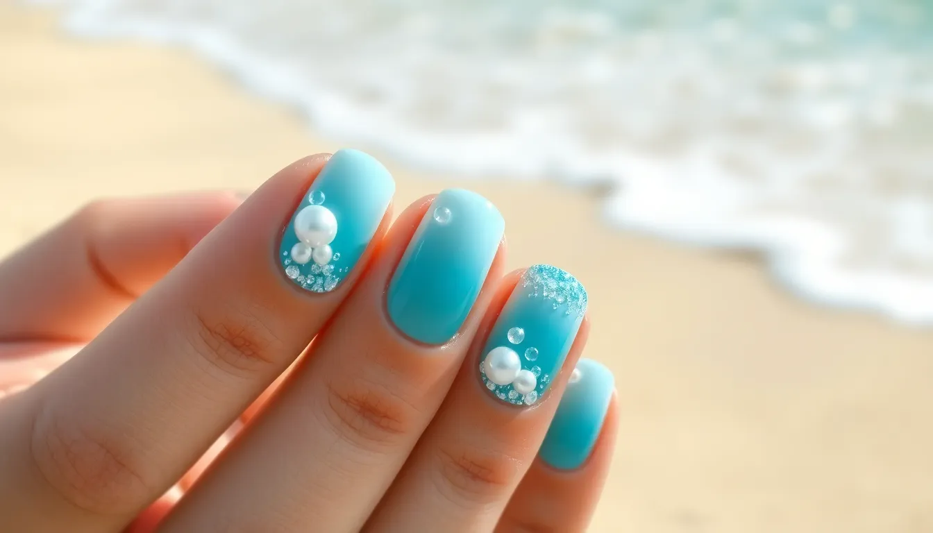 25 Stunning Ocean Nail Ideas: From Mermaid Scales to Deep Sea Blues 12 25 Stunning Ocean Nail Ideas: From Mermaid Scales to Deep Sea Blues 11