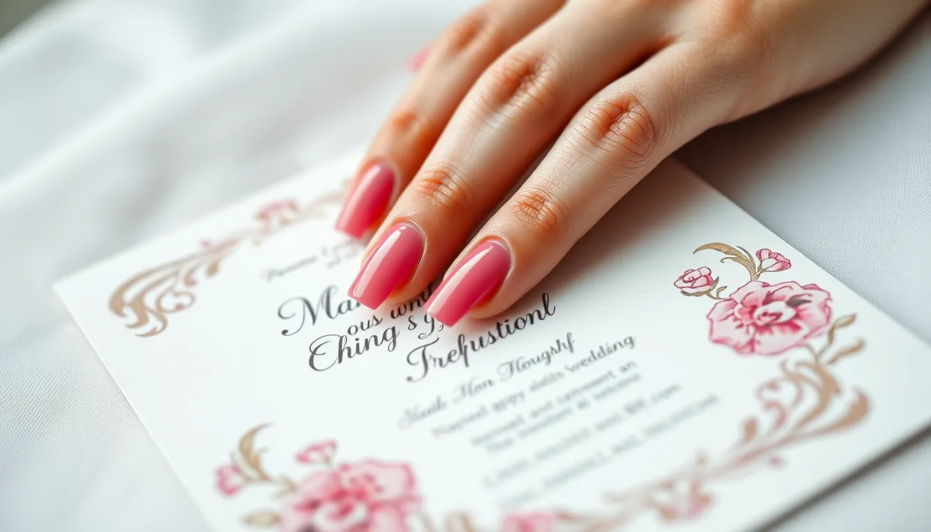 50+ Stunning Pink Wedding Nails Ideas Every Bride Will Love in 2025 12 50+ Stunning Pink Wedding Nails Ideas Every Bride Will Love in 2025 11