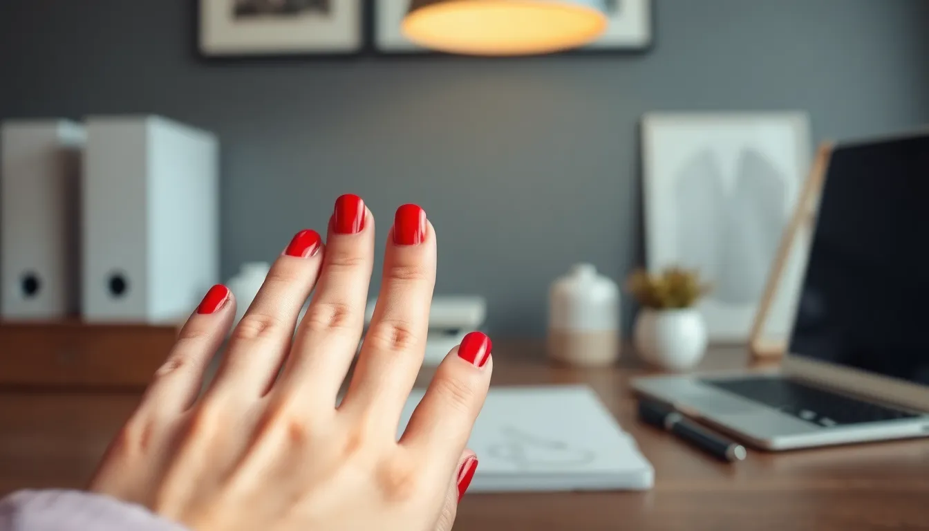 30 Stunning Short Red Nail Ideas That'll Make You Ditch Long Nails Forever 12 30 Stunning Short Red Nail Ideas That'll Make You Ditch Long Nails Forever 11
