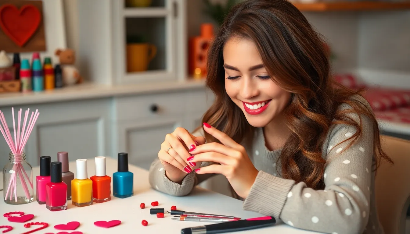 30 Stunning Valentines Nail Ideas to Make Your February Extra Special 12 30 Stunning Valentines Nail Ideas to Make Your February Extra Special 11
