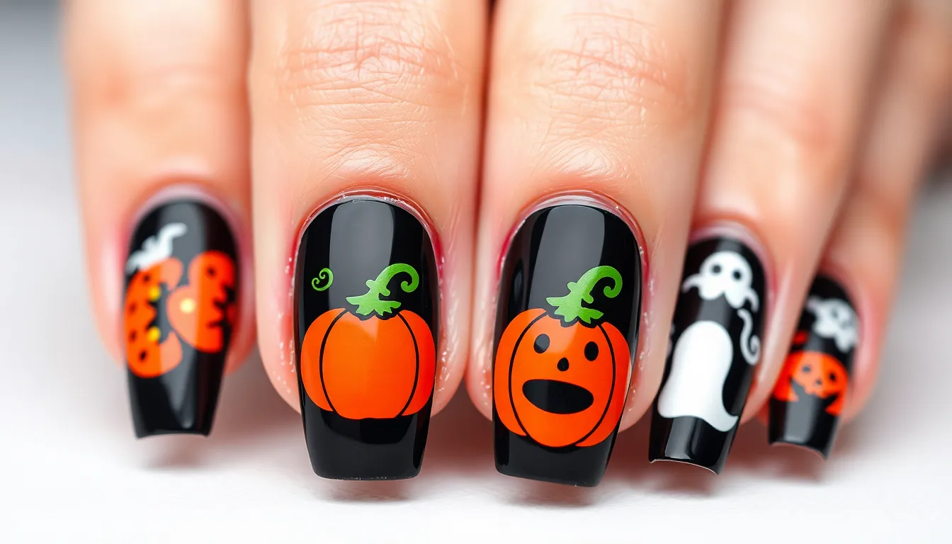 50+ Cute Halloween Nails That Are Spooky Sweet (Easy DIY Ideas!) 14 50+ Cute Halloween Nails That Are Spooky Sweet (Easy DIY Ideas!) 13