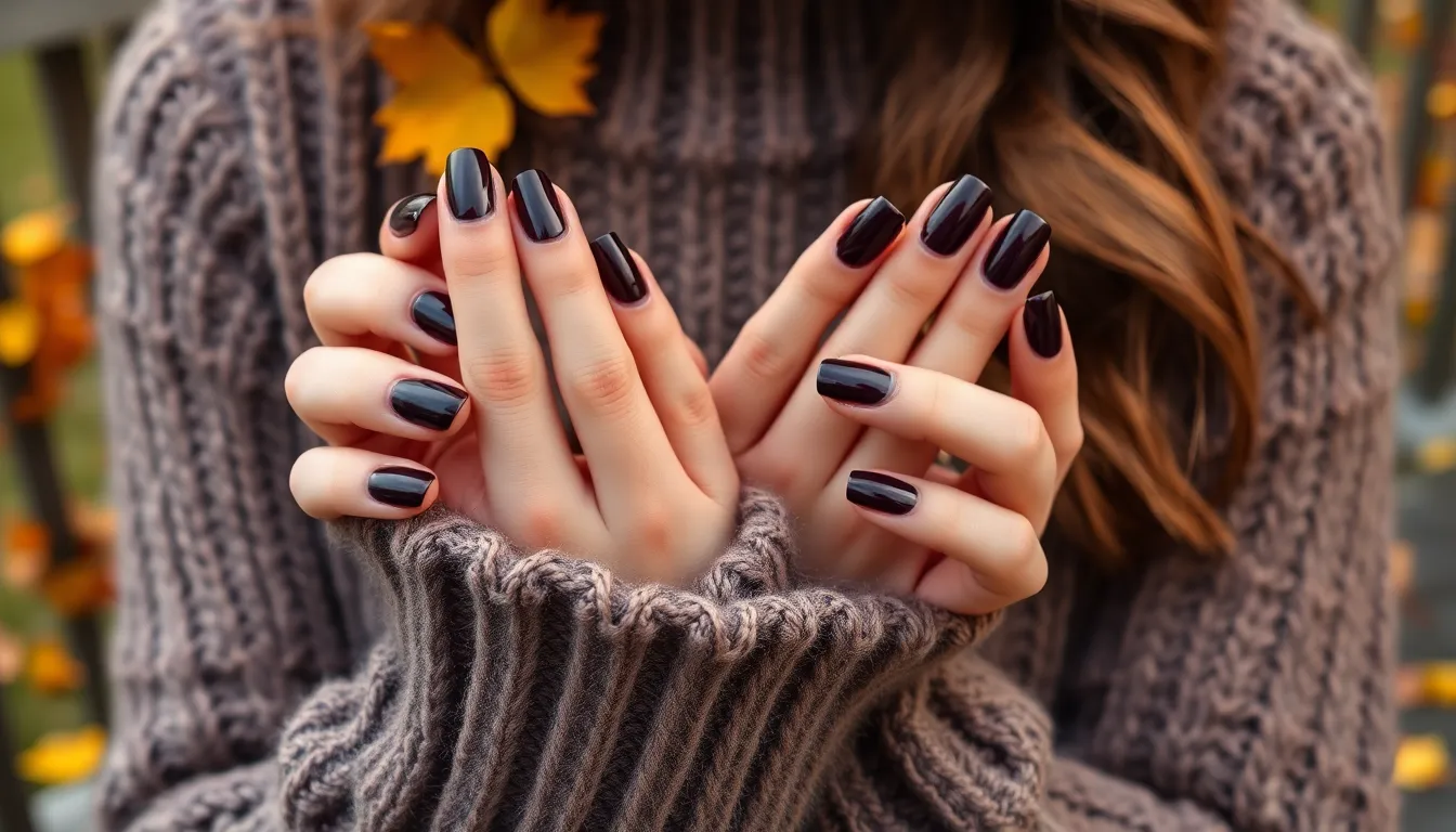 50+ Stunning Dark Nail Ideas: Gothic, Burgundy & Midnight Blue Designs That Turn Heads 14 50+ Stunning Dark Nail Ideas: Gothic, Burgundy & Midnight Blue Designs That Turn Heads 13
