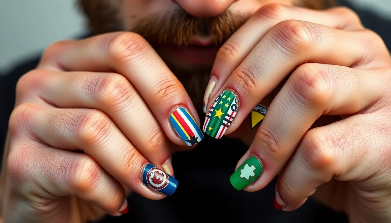 25 Stylish Men's Nail Ideas: From Professional to Bold Designs for Every Guy 14 25 Stylish Men's Nail Ideas: From Professional to Bold Designs for Every Guy 13
