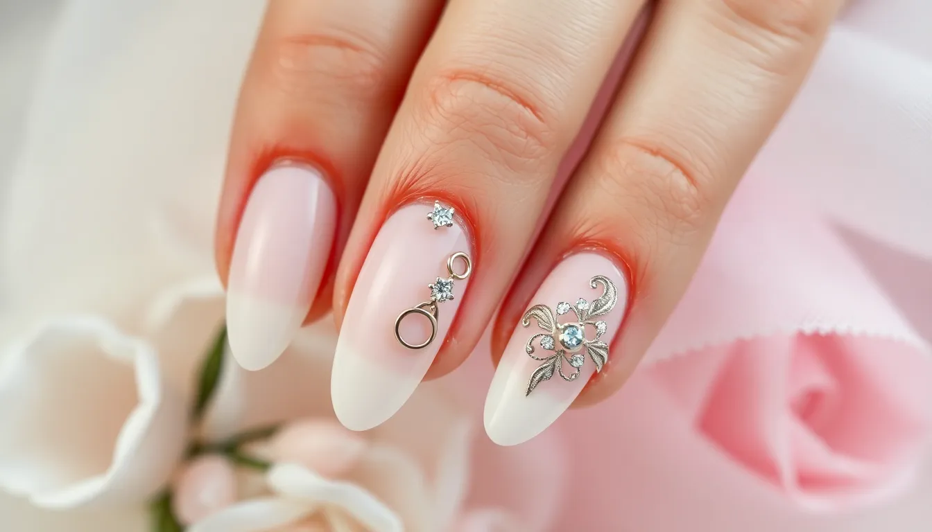 25 Stunning Wedding Nail Ideas That'll Make Your Ring Sparkle Even Brighter 14 25 Stunning Wedding Nail Ideas That'll Make Your Ring Sparkle Even Brighter 13