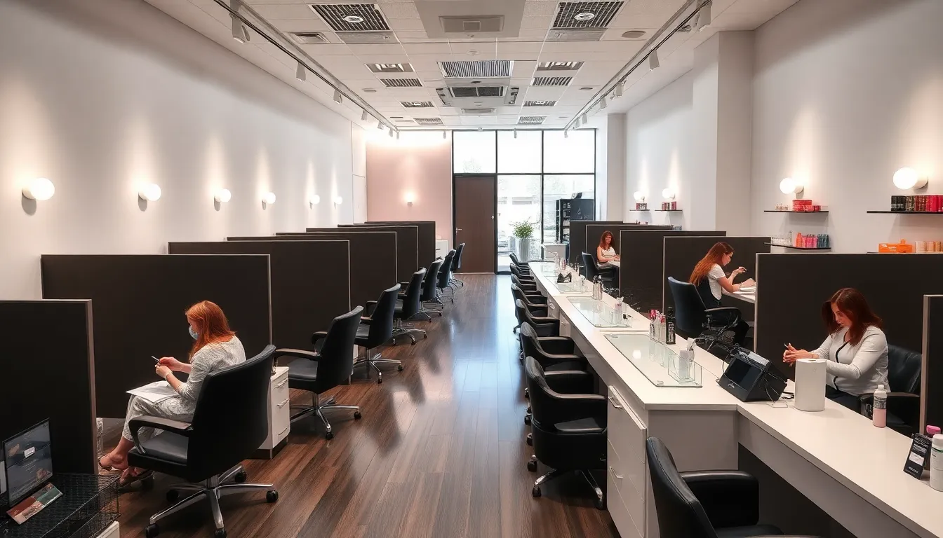 30 Stunning Nail Studio Ideas to Transform Your Salon Into a Luxury Retreat 14 30 Stunning Nail Studio Ideas to Transform Your Salon Into a Luxury Retreat 13