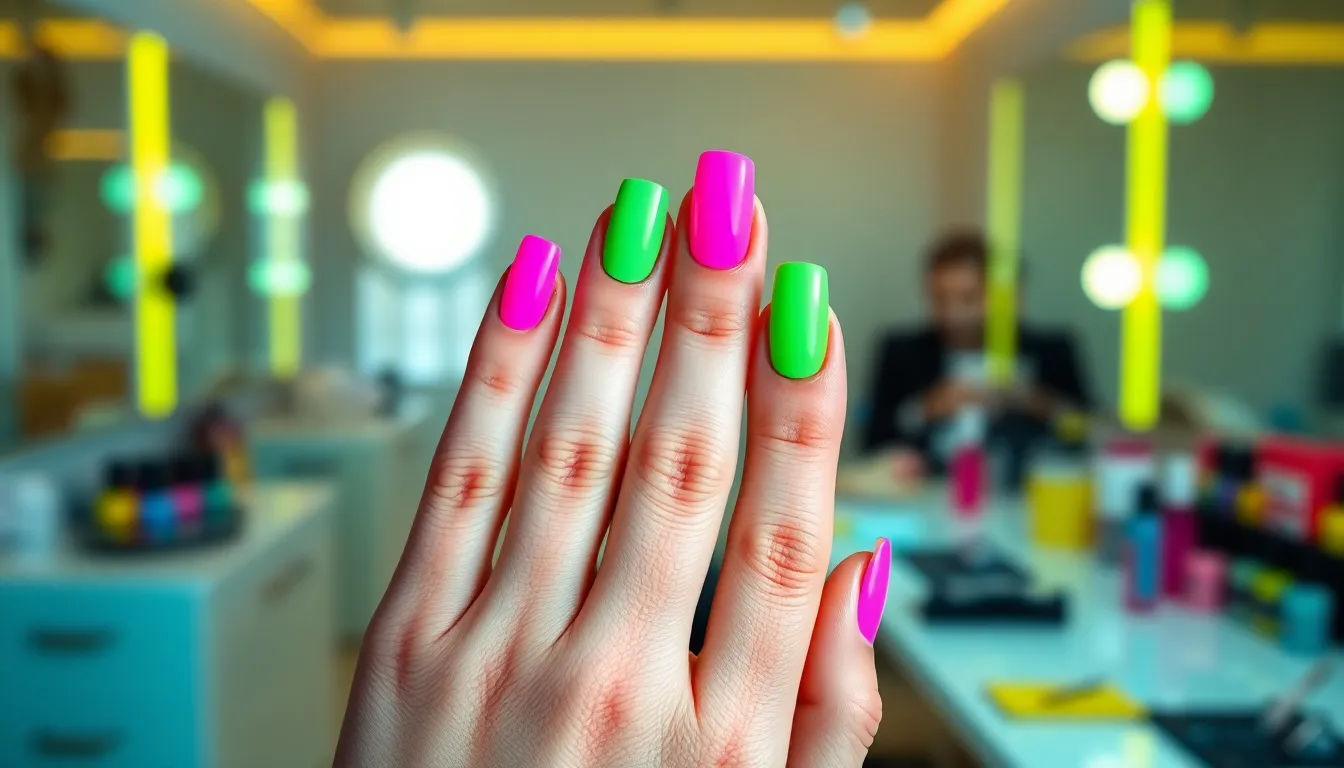 50+ Bold Neon Nail Ideas That'll Make Your Manicure Pop in 2025 14 50+ Bold Neon Nail Ideas That'll Make Your Manicure Pop in 2025 13