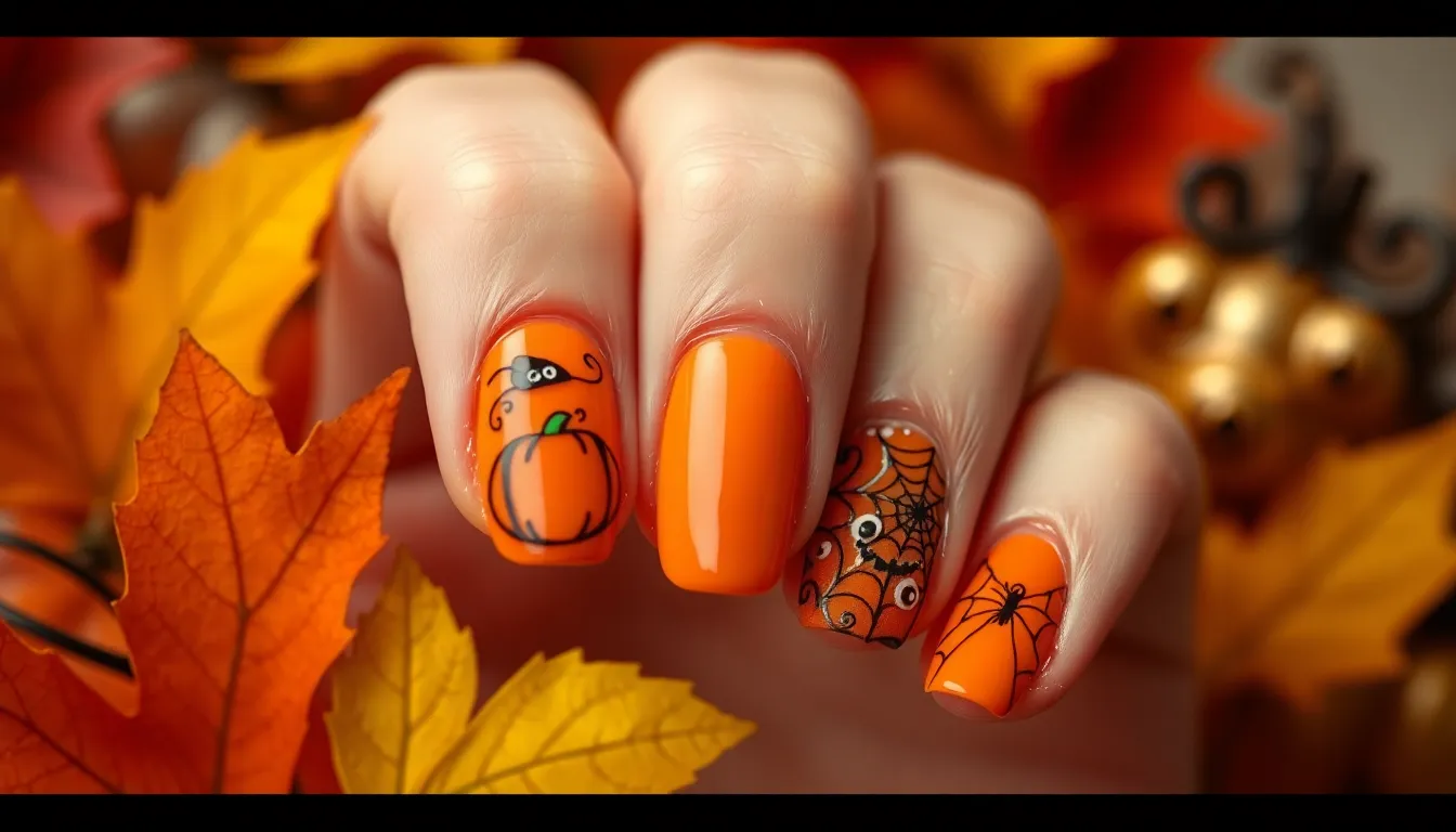 40+ Stunning Orange Nail Ideas: From Classic to Bold Designs for Every Occasion 14 40+ Stunning Orange Nail Ideas: From Classic to Bold Designs for Every Occasion 13