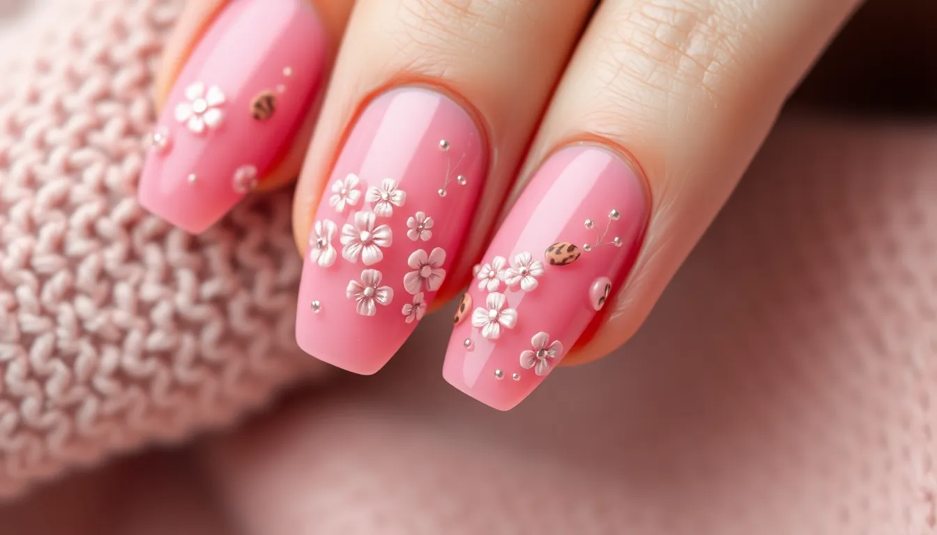 50+ Stunning Pink Acrylic Nail Ideas That'll Make You Book Your Next Manicure 14 50+ Stunning Pink Acrylic Nail Ideas That'll Make You Book Your Next Manicure 13