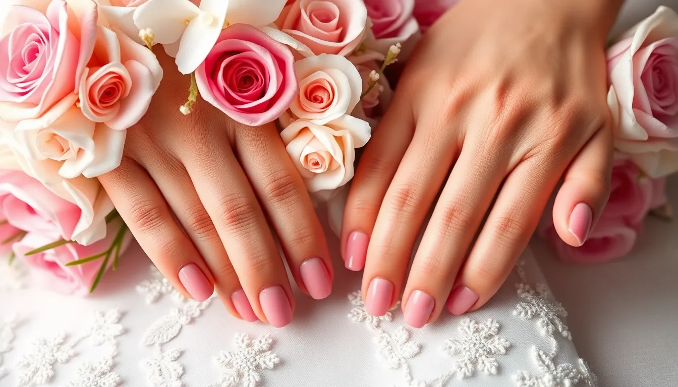 50+ Stunning Pink Wedding Nails Ideas Every Bride Will Love in 2025 14 50+ Stunning Pink Wedding Nails Ideas Every Bride Will Love in 2025 13