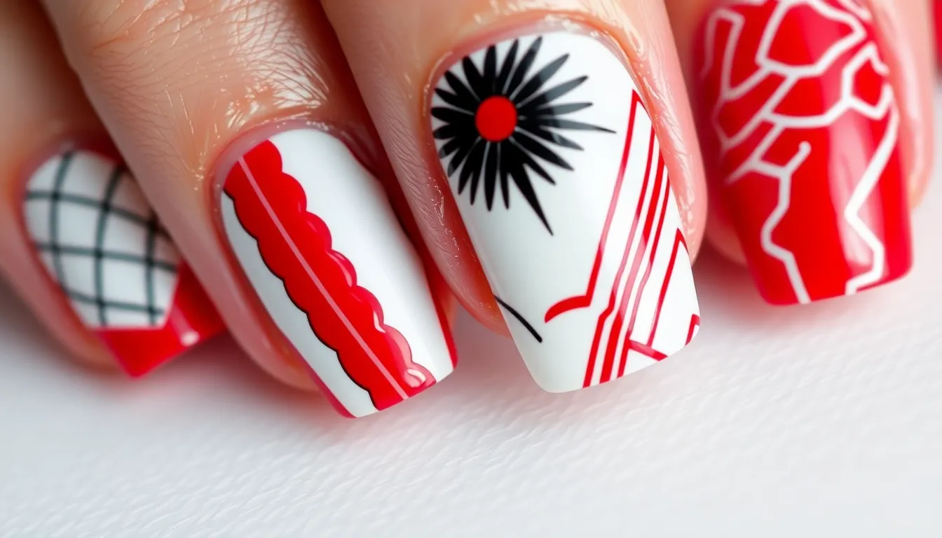 25 Stunning Red and White Nail Ideas for Every Occasion (2025 Guide) 14 25 Stunning Red and White Nail Ideas for Every Occasion (2025 Guide) 13
