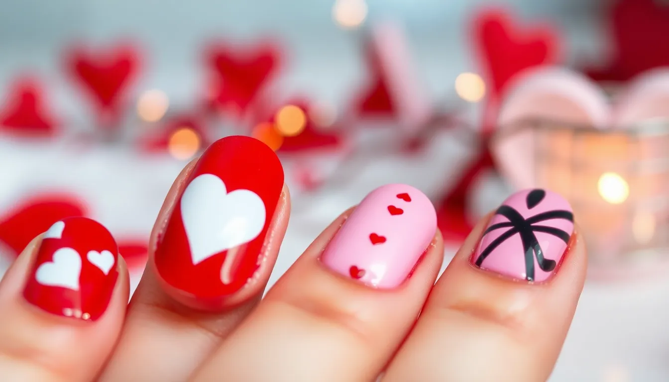 30 Stunning Valentines Nail Ideas to Make Your February Extra Special 14 30 Stunning Valentines Nail Ideas to Make Your February Extra Special 13