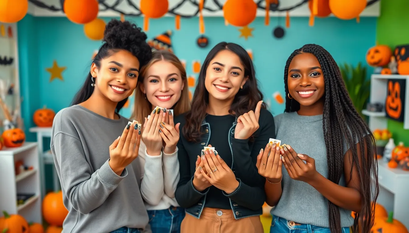 50+ Cute Halloween Nails That Are Spooky Sweet (Easy DIY Ideas!) 16 50+ Cute Halloween Nails That Are Spooky Sweet (Easy DIY Ideas!) 15