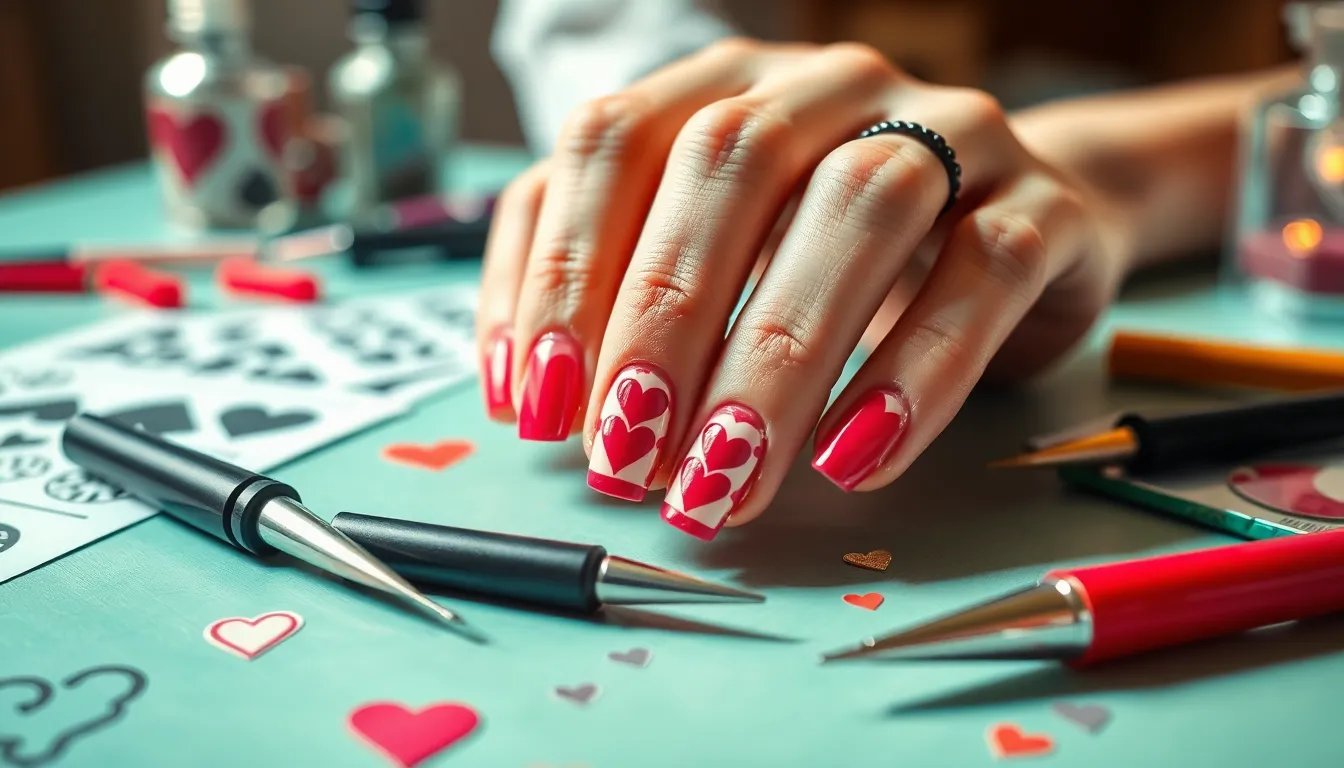 50+ Stunning Heart Nail Ideas: Valentine's Day Designs & DIY Tips for Every Style 16 50+ Stunning Heart Nail Ideas: Valentine's Day Designs & DIY Tips for Every Style 15