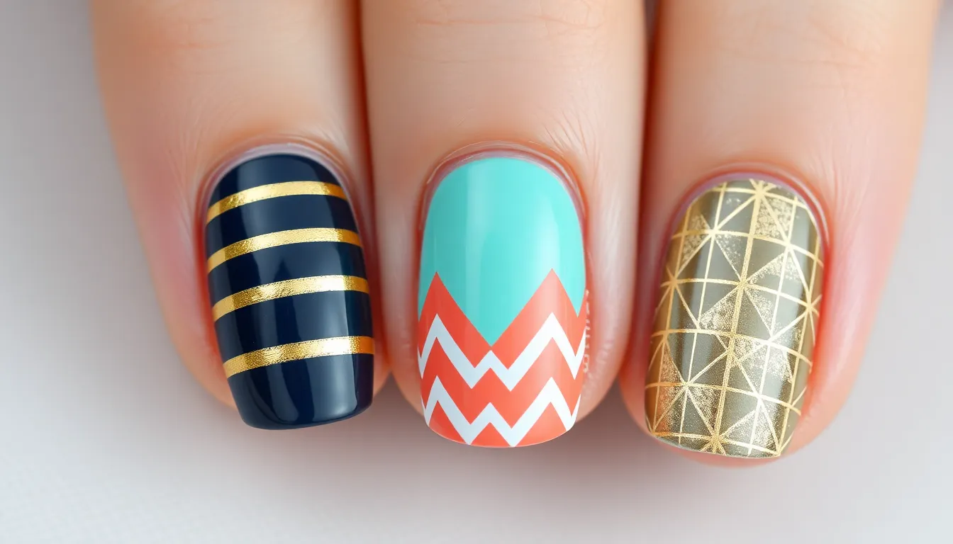50+ Stunning Nail Art Ideas for Short Nails That Look Absolutely Gorgeous 16 50+ Stunning Nail Art Ideas for Short Nails That Look Absolutely Gorgeous 15