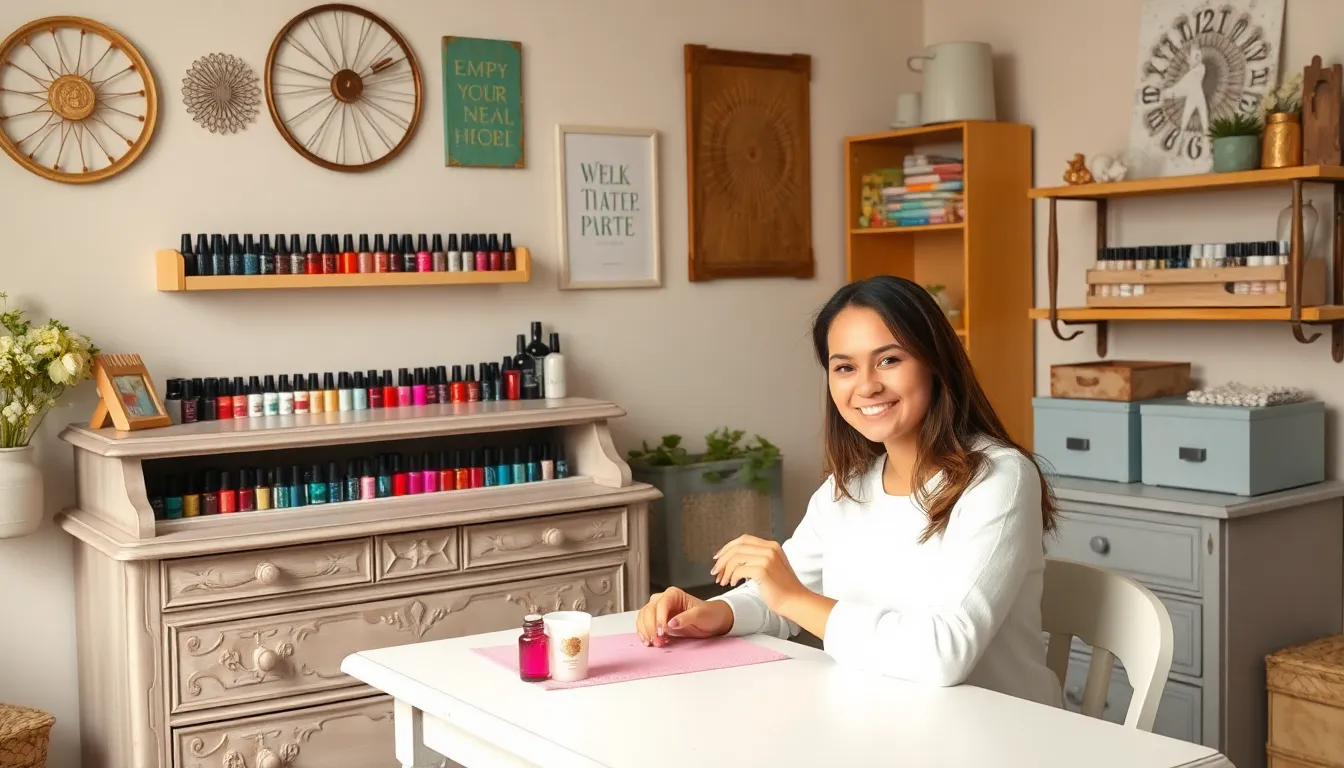 50 Stunning Nail Room Ideas to Transform Your Space Into a Luxury Salon 16 50 Stunning Nail Room Ideas to Transform Your Space Into a Luxury Salon 15