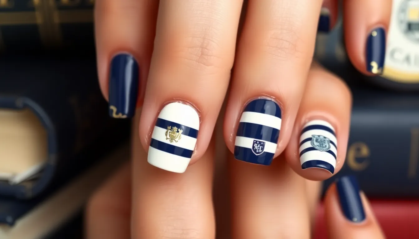 50+ Preppy Nail Ideas That Scream Old Money Elegance (2025 Trends) 16 50+ Preppy Nail Ideas That Scream Old Money Elegance (2025 Trends) 15