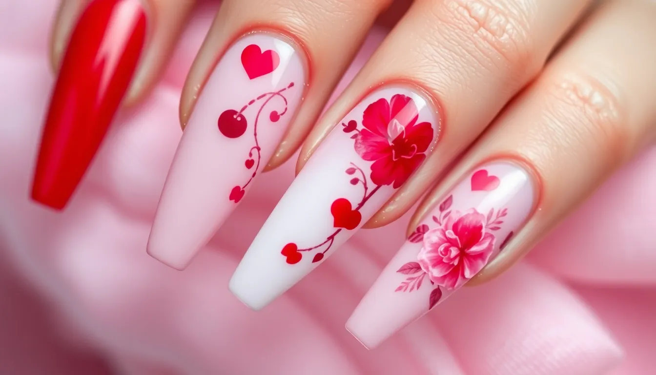 30 Stunning Valentines Nail Ideas to Make Your February Extra Special 16 30 Stunning Valentines Nail Ideas to Make Your February Extra Special 15