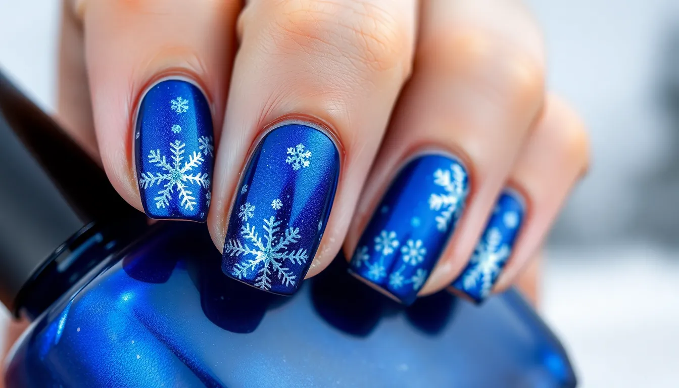 50+ Stunning Blue Nail Ideas to Try This Season (Easy Designs Inside!) 17