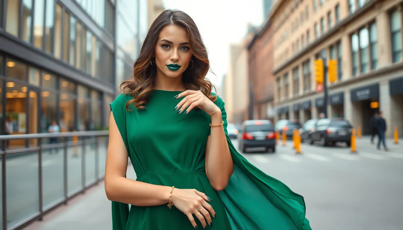 Dark Green Nails: 7 Stunning Shades That Will Transform Your Manicure Game 18 Dark Green Nails: 7 Stunning Shades That Will Transform Your Manicure Game 17